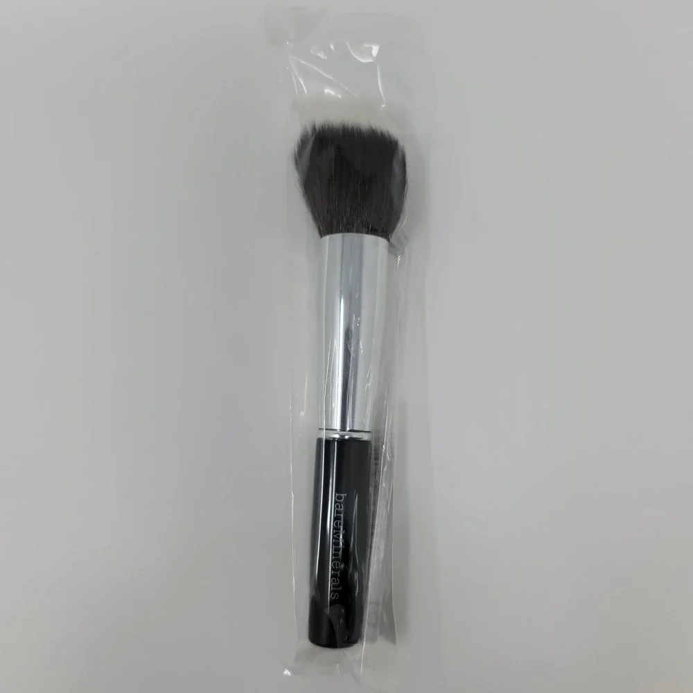 BareMinerals 2-in-1 Finishing Face &‎ Eye Makeup Foundation Brush Dual Ended New